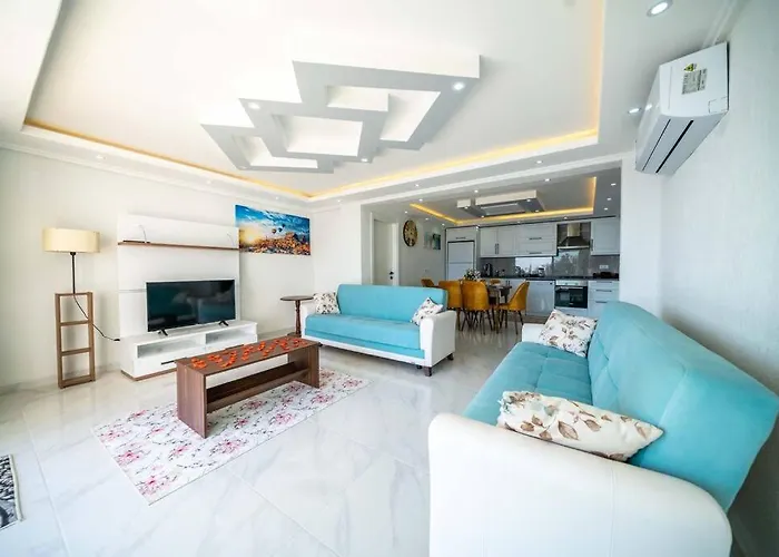 Villa Kalkan Deniz Manzaralı Havuzlu Bahçeli